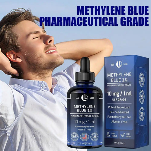 Methylene Blue Drops 1% Pharmaceutical Grade (10Mg/1Ml) - Top Quality Medication for Various Health Concerns