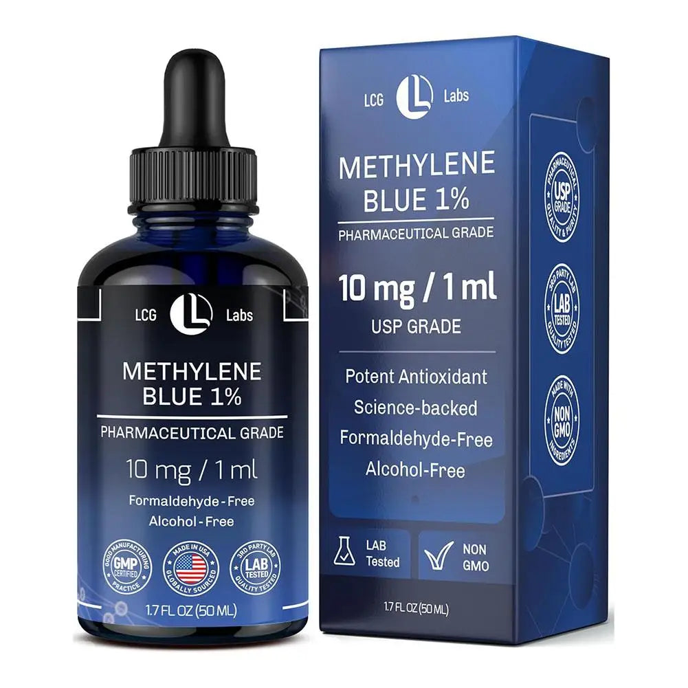 Methylene Blue Drops 1% Pharmaceutical Grade (10Mg/1Ml) - Top Quality Medication for Various Health Concerns